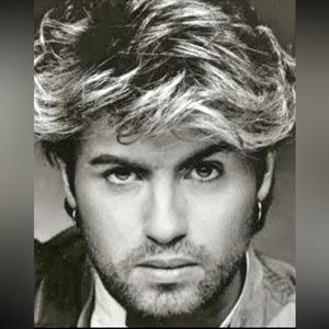 GEORGE MICHAEL Gorgeous B&W 8X10 Framed Photo